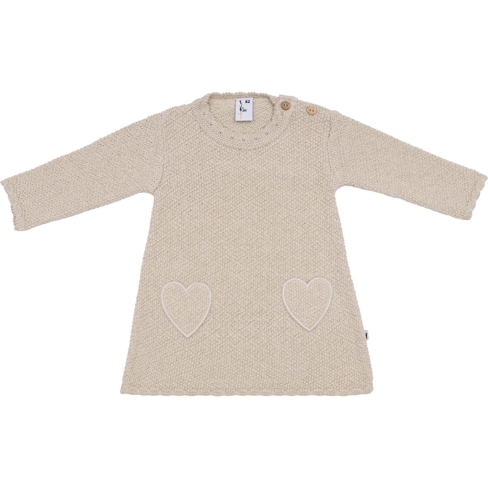 Klein Baby Dress Hearts