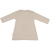 Meisjes Dress Hearts van Klein Baby in de kleur Beige Melange in maat 74.