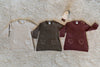 Meisjes Dress Hearts van Klein Baby in de kleur Beige Melange in maat 74.
