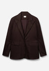 Meisjes Blazer KENDAL PINSTRIPE van Aaiko Girls in de kleur FUDGE in maat 176.
