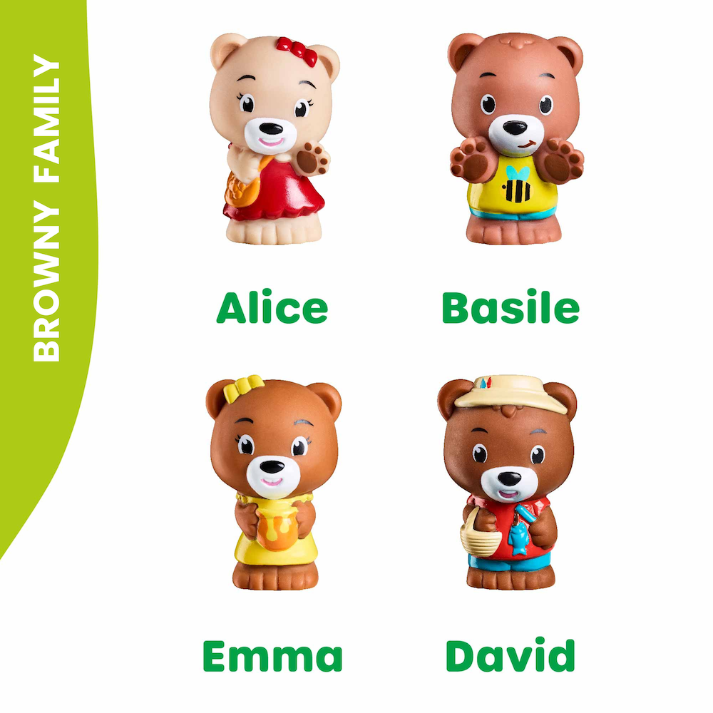 Klorofil speelset: Familie "Browny"