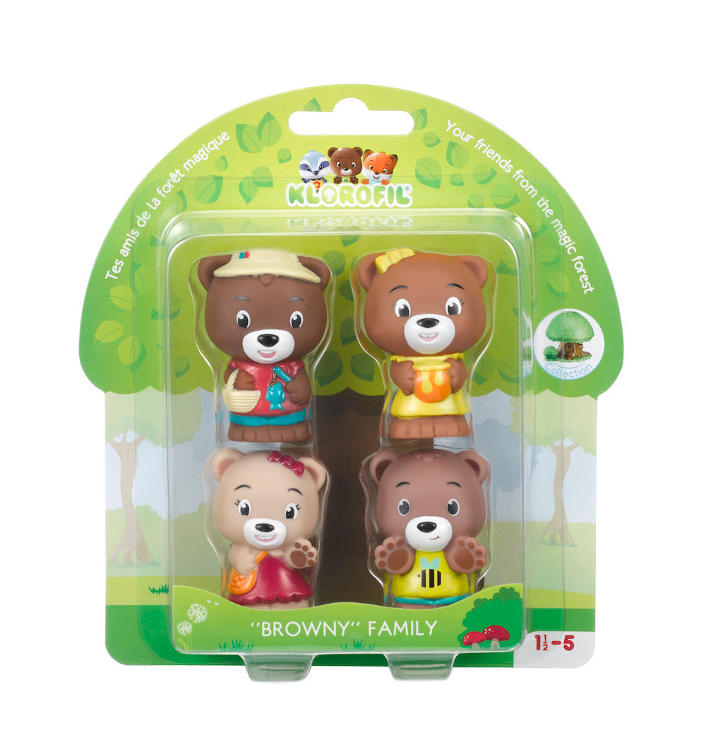 Klorofil speelset: Familie "Browny"
