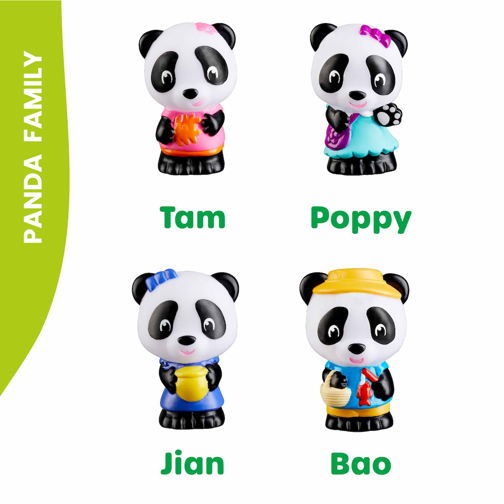 Klorofil speelset: Familie "Panda"