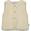 Meisjes Bodywarmer Teddy van Klein Baby in de kleur Beige/Sand in maat 86.