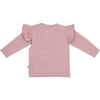 Meisjes Shirt Ruffle van Klein Baby in de kleur Dusty Rose in maat 86.