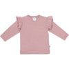 Meisjes Shirt Ruffle van Klein Baby in de kleur Dusty Rose in maat 86.