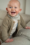 Meisjes Cardigan Knit van Klein Baby in de kleur Twill Green in maat 86.