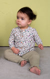 Meisjes Cardigan A-Line van Klein Baby in de kleur AOP Flower SS24 in maat 86.