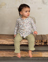 Meisjes Cardigan A-Line van Klein Baby in de kleur AOP Flower SS24 in maat 86.