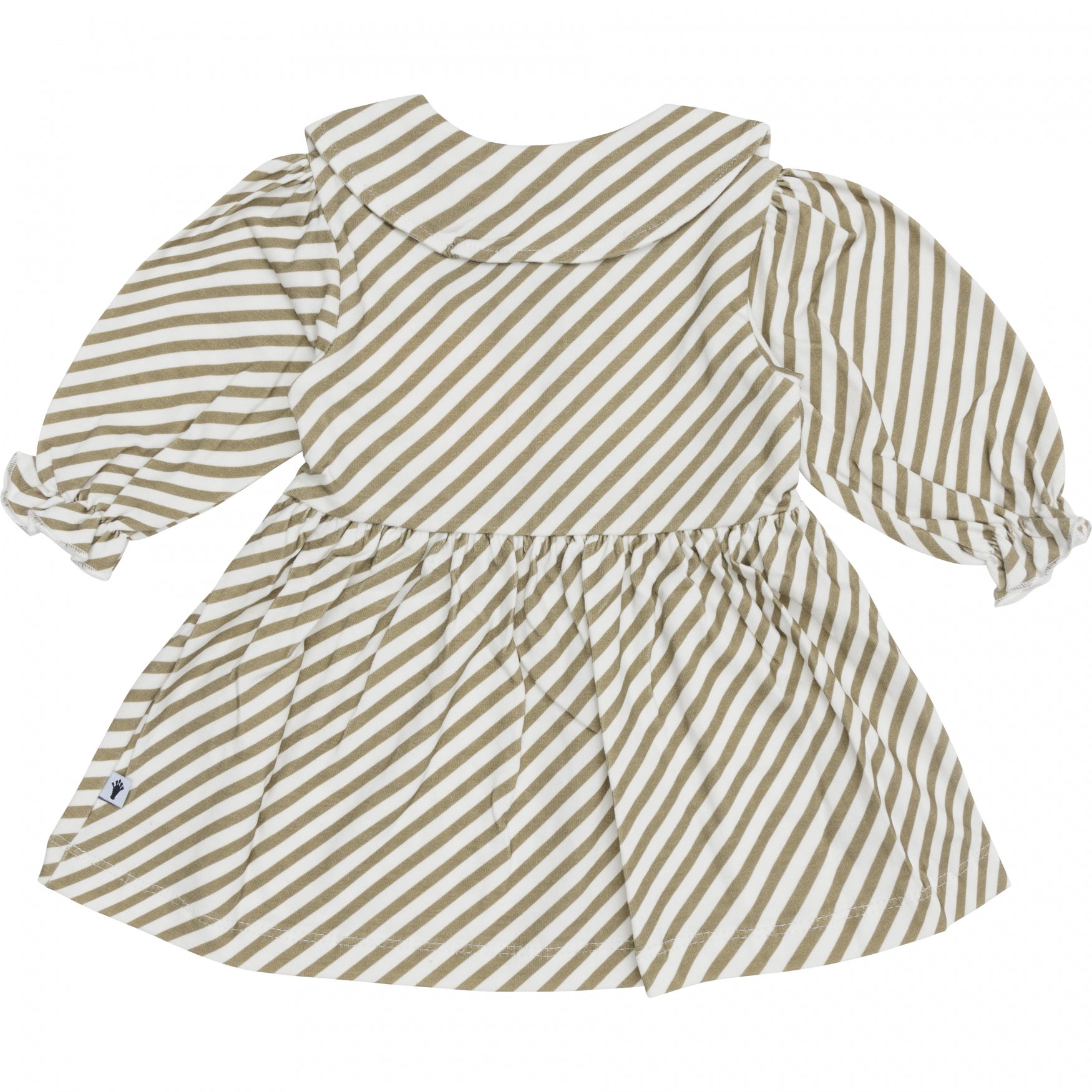 Jongens Dress Polo Longsleeve van Klein Baby in de kleur Stripe Off White/Twill in maat 86.