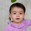 Meisjes Shirt Ruffle Collar van Klein Baby in de kleur Violet Tulle in maat 86.