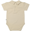 Jongens Polobody Shortsleeve van Klein Baby in de kleur Oxford Tan Beige in maat 74.
