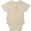 Meisjes Body Collar Girl S/S van  in de kleur Oxford Tan Beige in maat 74.