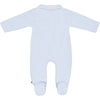 Jongens Babygrow with feet van Klein Baby in de kleur Baby Blue in maat 62.
