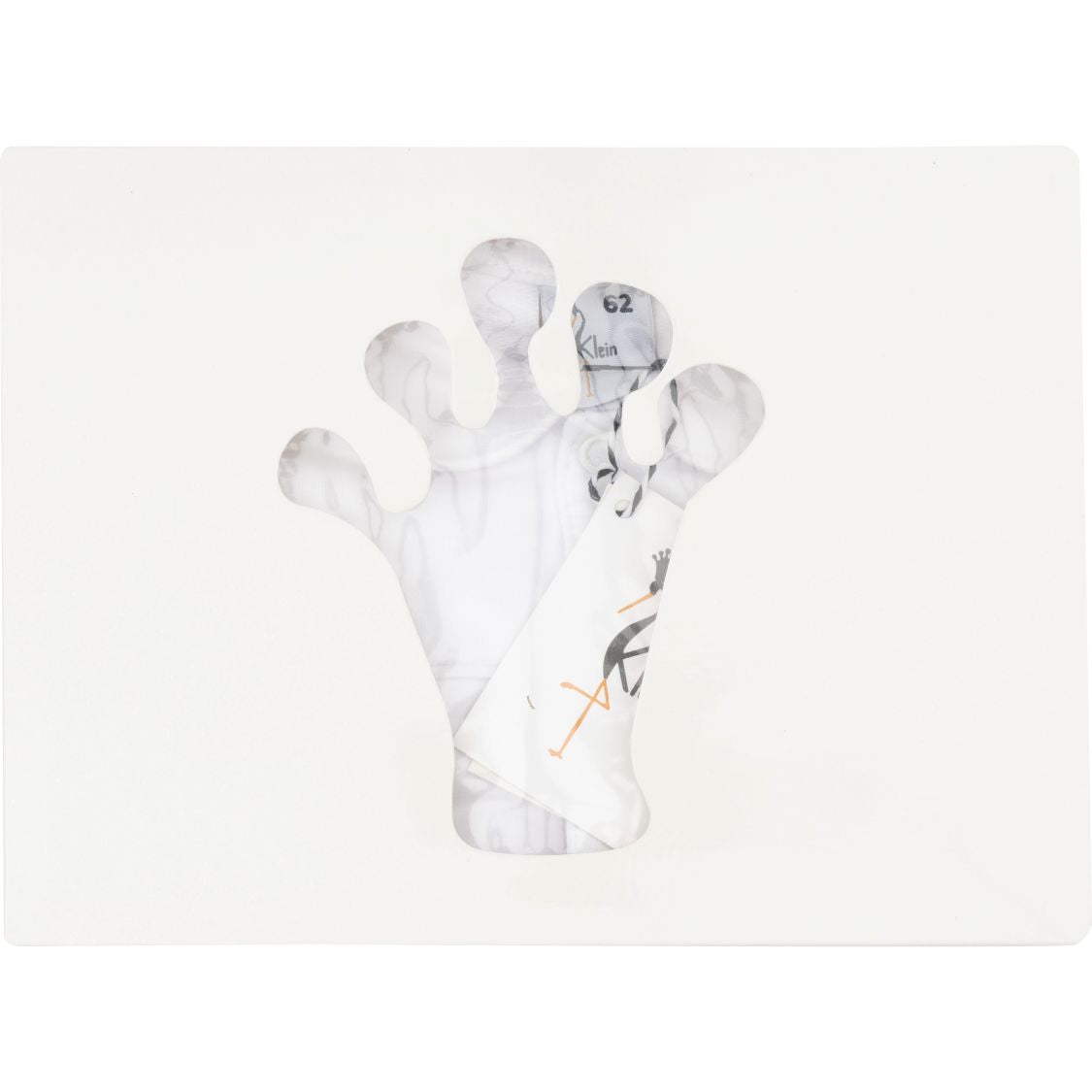 Jongens Babygrow with feet van Klein Baby in de kleur White in maat 62.