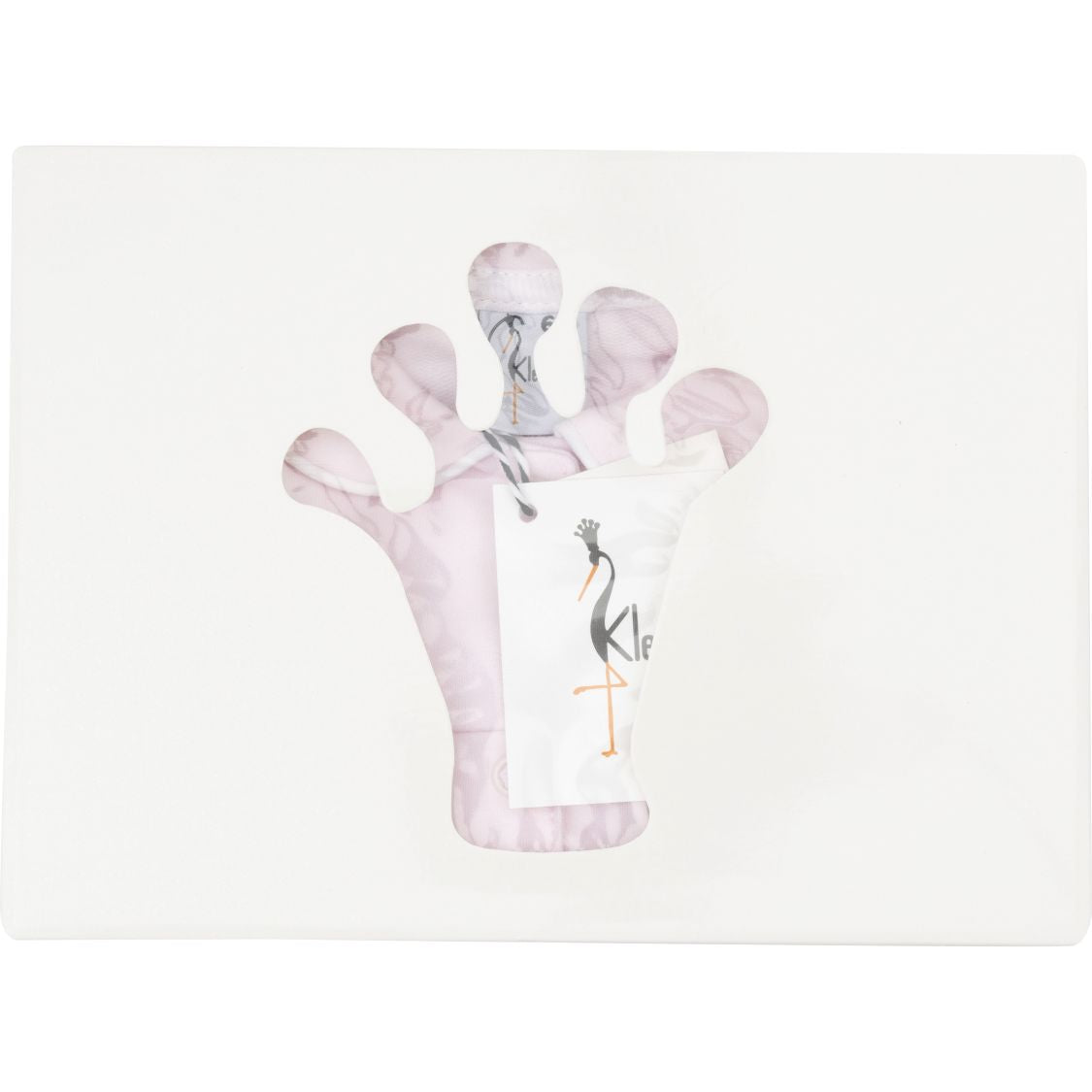 Meisjes Babygrow with feet van Klein Baby in de kleur Baby Pink in maat 62.