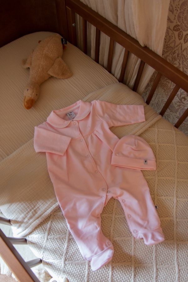 Meisjes Hat van Klein Baby in de kleur Baby Pink in maat 62-68.