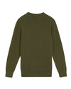 Jongens Cotton Crew Neck Jumper van Lyle & Scott in de kleur X848 Deep Depths in maat 170-176.