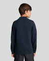 Jongens 1/4 Zip Jumper van Lyle & Scott in de kleur Z271 Dark Navy in maat 170-176.
