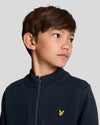 Jongens 1/4 Zip Jumper van Lyle & Scott in de kleur Z271 Dark Navy in maat 170-176.