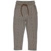 Jongens Pants FINOLW231 van Little Levv in de kleur AOP Multi Check in maat 128.