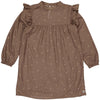 Jongens Dress GABYLW231 van Little Levv in de kleur AOP Brown Dust Flower in maat 128.