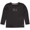 Jongens Longsleeve GEORGELW231 van Little Levv in de kleur Grey Raven in maat 128.