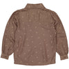 Meisjes Blouse GIGILW231 van Little Levv in de kleur AOP Brown Dust Flower in maat 128.