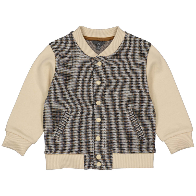 Jongens Jacket GILLISLW231 van Little Levv in de kleur AOP Multi Check in maat 128.