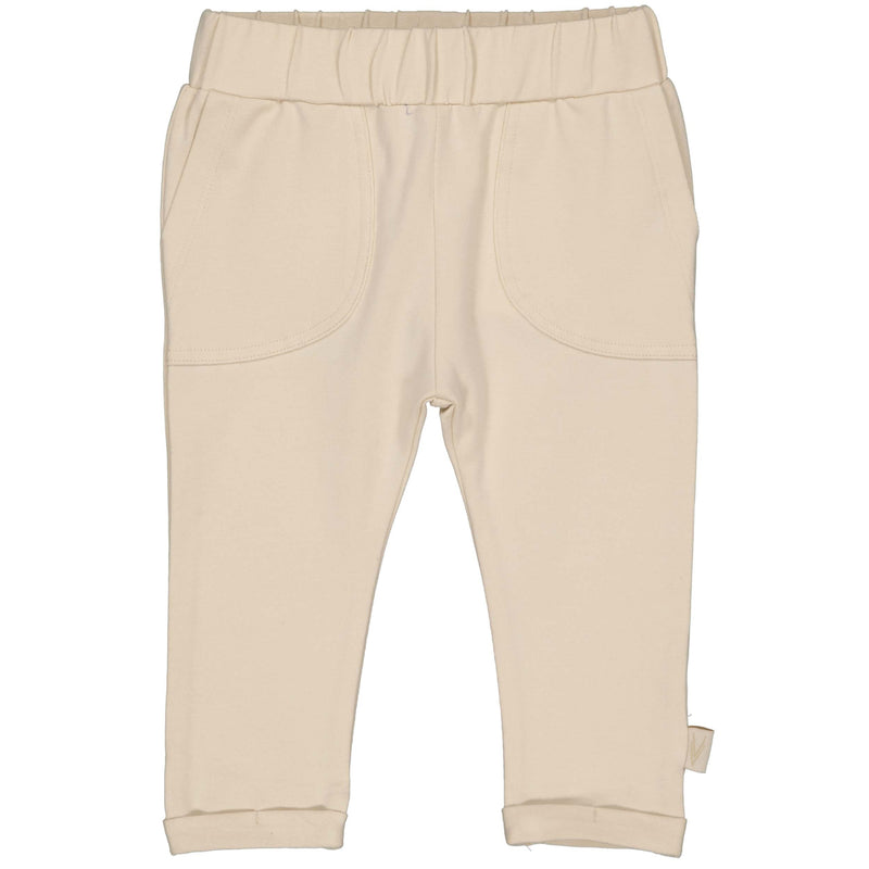 Jongens PANTS LNATHANNOS van Levv Newborn in de kleur Light Sand in maat 74.