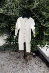 Meisjes PANTS LNBS25KAYON van Levv Newborn in de kleur Off White in maat 68.