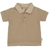 Jongens SHIRT LNBS25KEES van Levv Newborn in de kleur Taupe in maat 80.