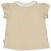 Meisjes SHIRT LNBS25KHLOE van Levv Newborn in de kleur Light Sand in maat 80.