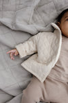 Jongens JACKET LNBS25KICK van Levv Newborn in de kleur Light Sand in maat 80.