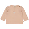 Meisjes Longsleeve LAURA van Levv Newborn in de kleur Old Pink in maat 74.
