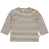 Jongens Longsleeve LAURENS van Levv Newborn in de kleur AOP Light Grey Stripe in maat 74.