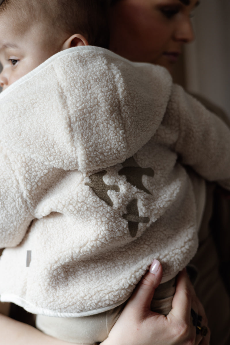 Meisjes Jacket LEAN van Levv Newborn in de kleur Light Sand in maat 74.