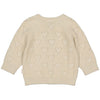 Meisjes Sweater LEANDRA van Levv Newborn in de kleur Light Sand in maat 74.
