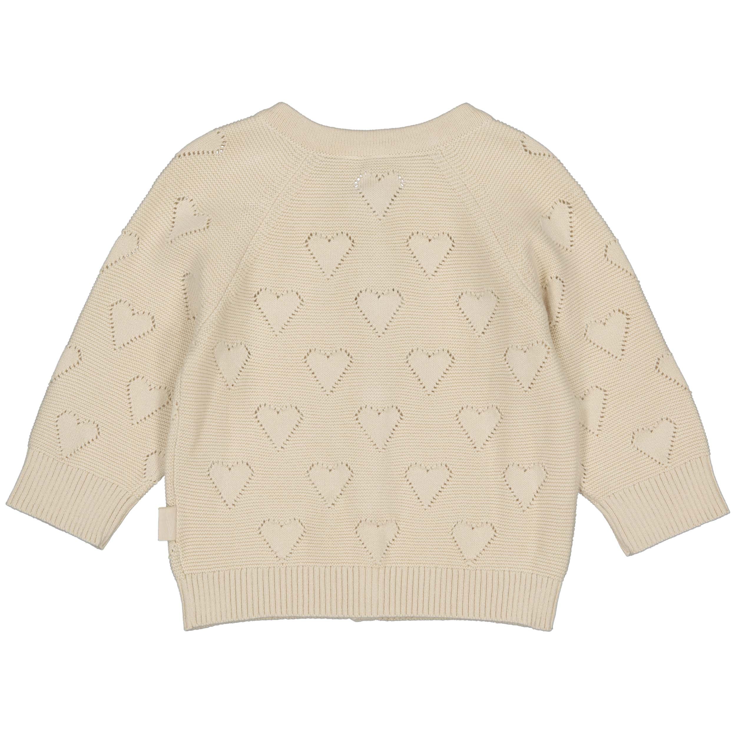 Meisjes Sweater LEANDRA van Levv Newborn in de kleur Light Sand in maat 74.