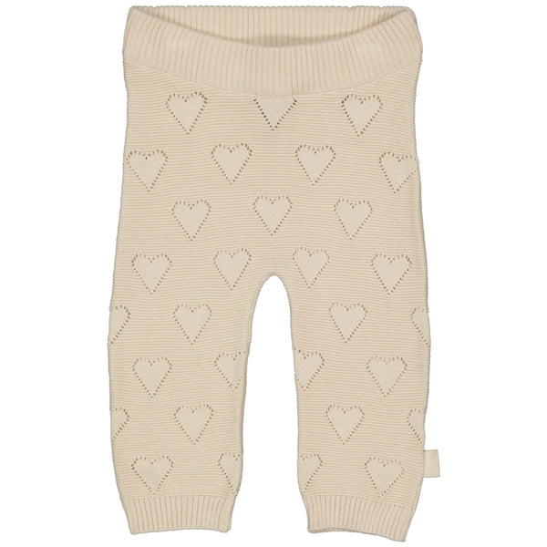 Meisjes Pants LEILA van Levv Newborn in de kleur Light Sand in maat 74.