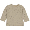 Jongens Longsleeve LEON van Levv Newborn in de kleur AOP Grey Sketch in maat 74.