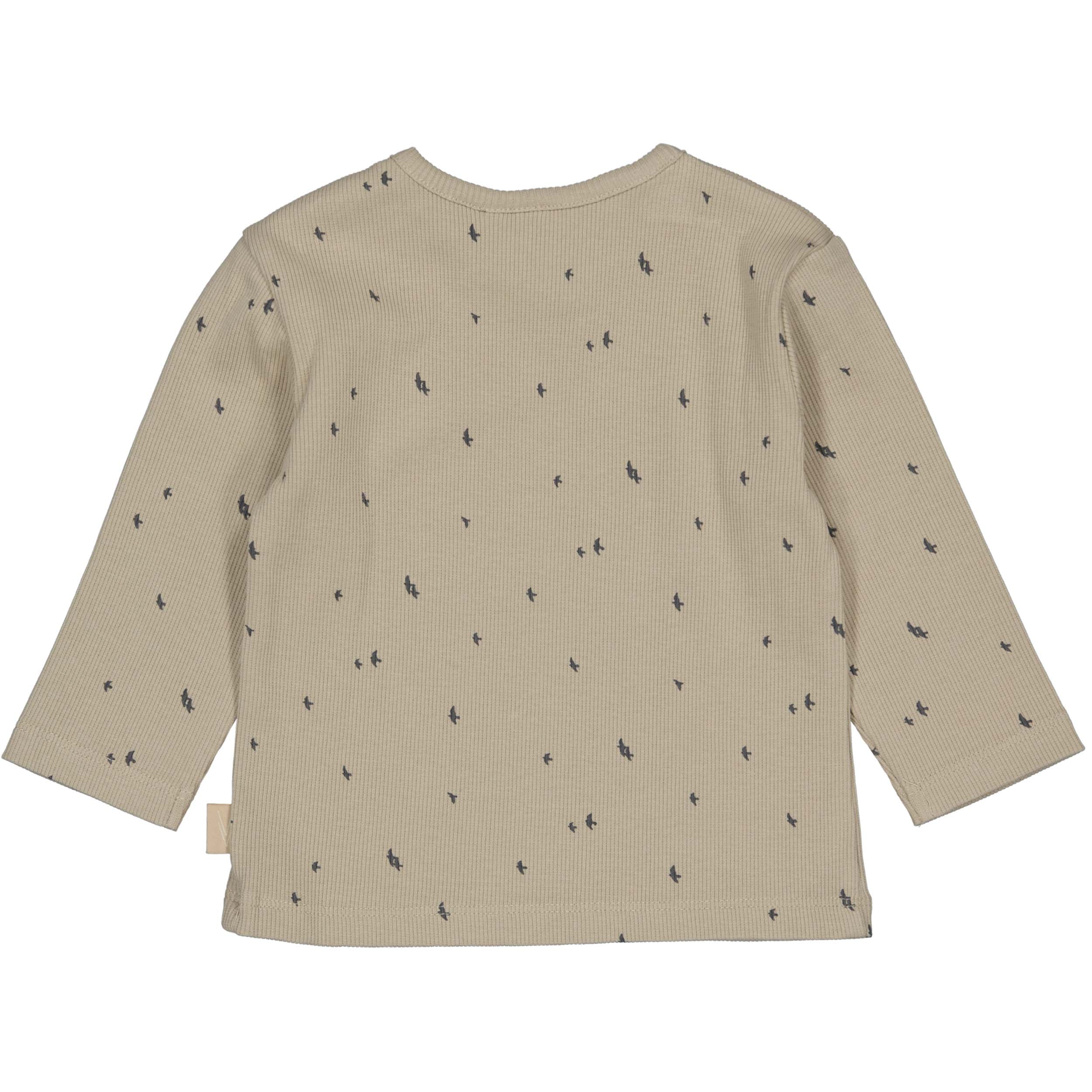 Jongens Longsleeve LEON van Levv Newborn in de kleur AOP Grey Sketch in maat 74.