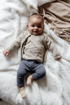 Jongens Pants LIAM van Levv Newborn in de kleur Grey in maat 74.