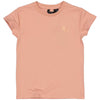 Meisjes SHIRT SANDY van Little Levv in de kleur Old Pink in maat 128.
