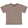 Jongens SHIRT SERGE van Little Levv in de kleur Taupe in maat 128.