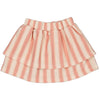 Meisjes SKIRT SKY van Little Levv in de kleur AOP Pink Stripe in maat 128.