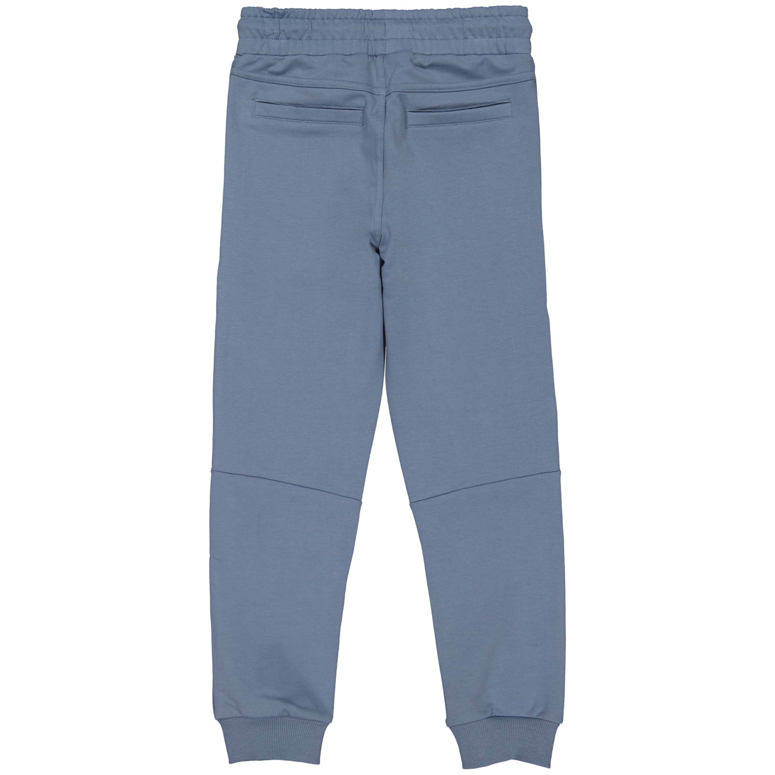 Jongens PANTS SYKE van Little Levv in de kleur Mid Blue in maat 128.