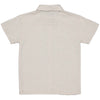 Jongens SHIRT REMON van Little Levv in de kleur Cream in maat 128.