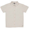 Jongens SHIRT REMON van Little Levv in de kleur Cream in maat 128.