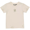 Jongens SHIRT SEFF van Little Levv in de kleur Cream in maat 128.